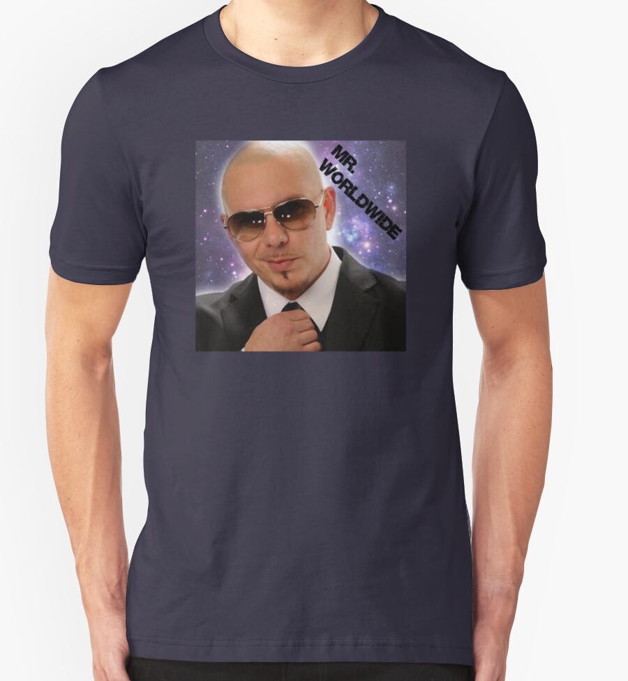 pitbull mr worldwide shirt