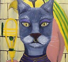 Bastet Horus and a Sistrum by towncrier