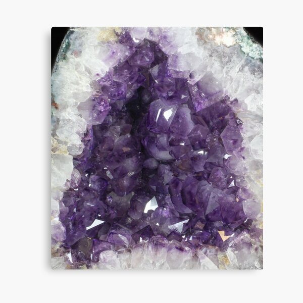 Geode Agathe Amethyst Purple Magic Mineral Rock Slice In Half With