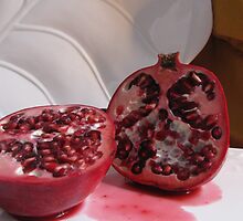 Pomegranate Slice by LindieRacz