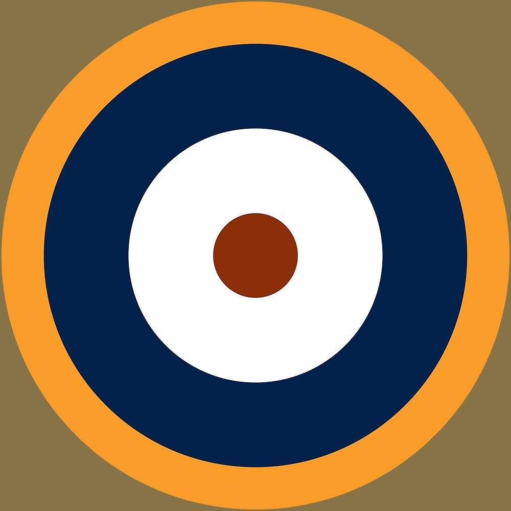 Royal Air Force Historical Roundel Type A 2 1940 1942 By