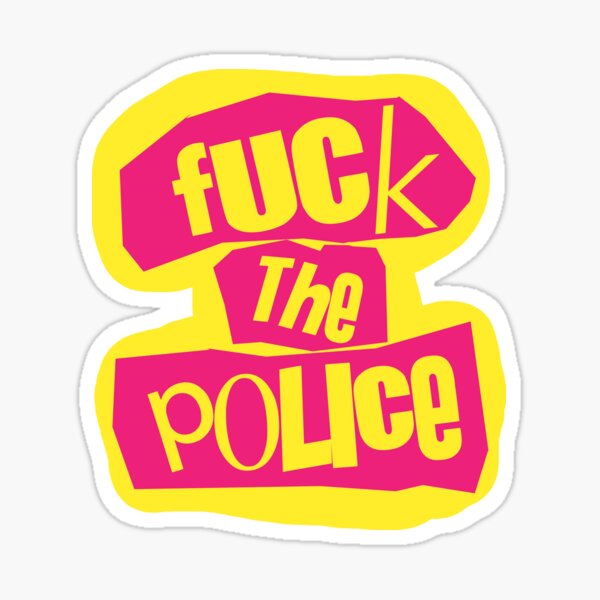 Craft Supplies Tools Fuck The Police Jumex Sticker Waterproof Vinyl