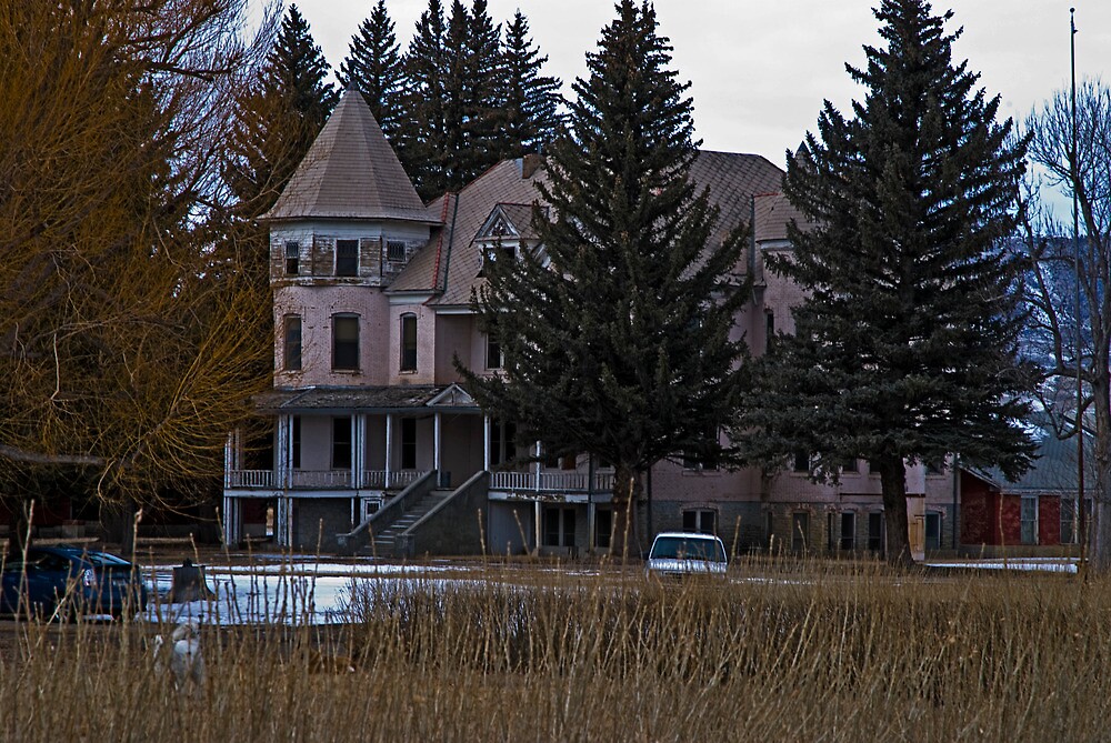 "The Montana State Orphanage 1209 views" by Bryan D. Spellman Redbubble