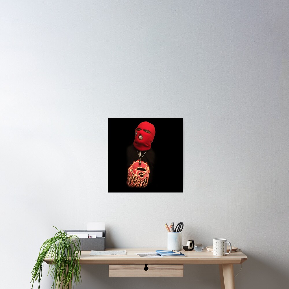 Ski Mask The Slump God Poster For Sale By Qwarlowrius1 Redbubble