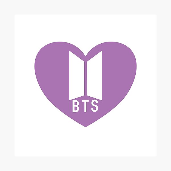 BTS Logo Purple Heart