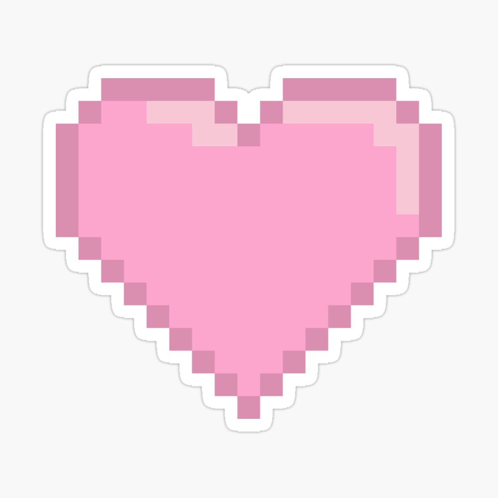 Minecraft Heart Sticker By Aesthetic Stickers Ubicaciondepersonas