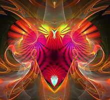Burning heart by CanDuCreations
