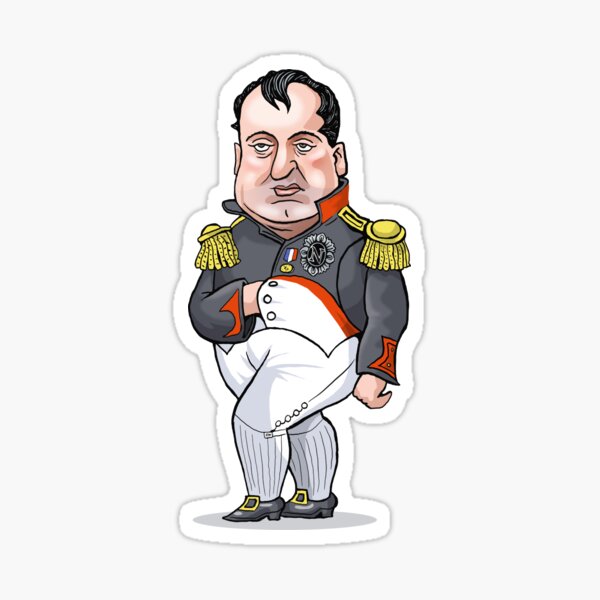 Napoleon Bonaparte Sticker For Sale By MacKaycartoons Redbubble