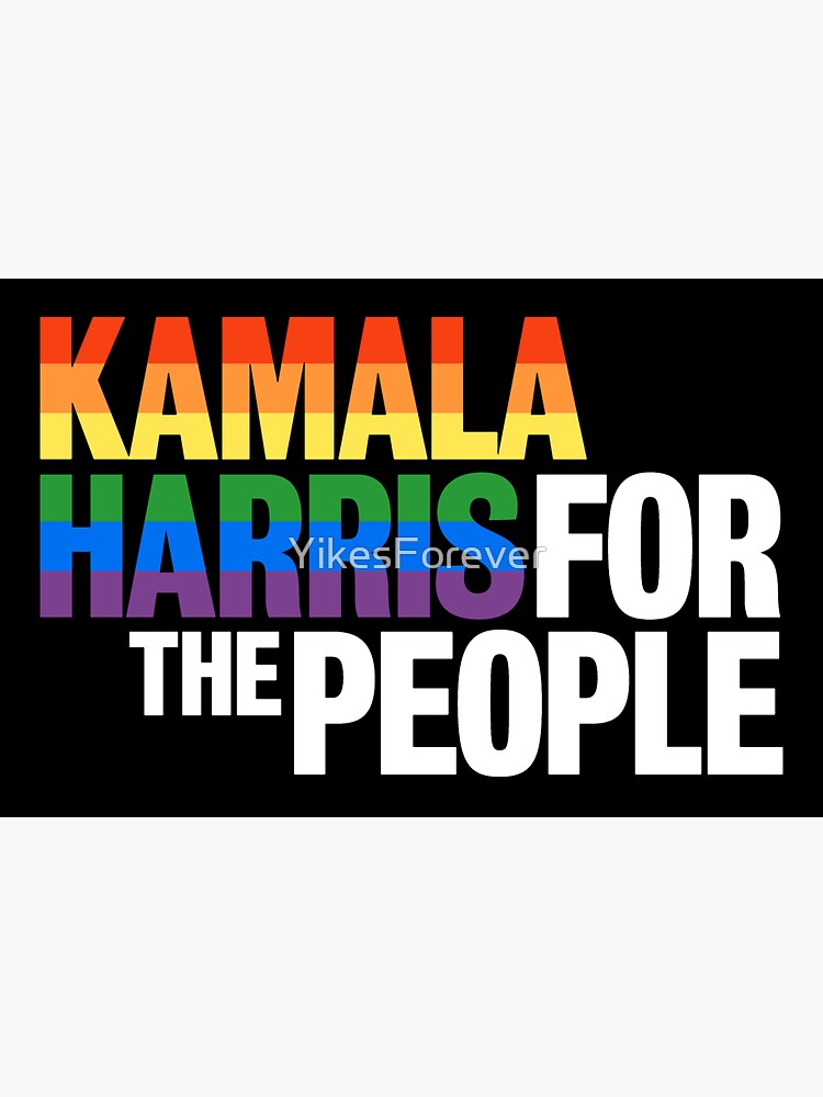 Kamala Harris LGBT Sticker Kamala Harris For The People 2024 Gay