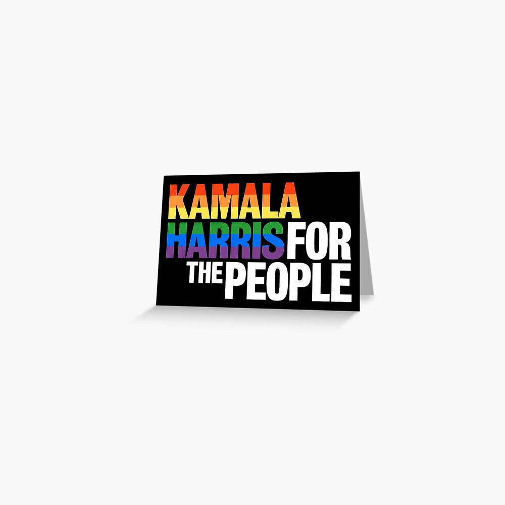 Kamala Harris LGBT Sticker Kamala Harris For The People 2024 Gay