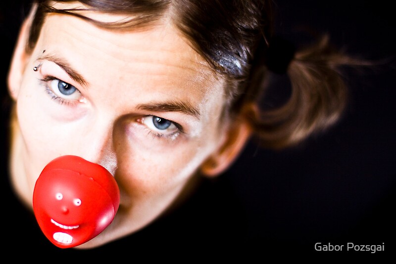 &quot;Red nose day&quot; by Gabor Pozsgai | Redbubble - flat,800x800,070,f