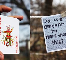Do we amount to more than this? by Katie Baker