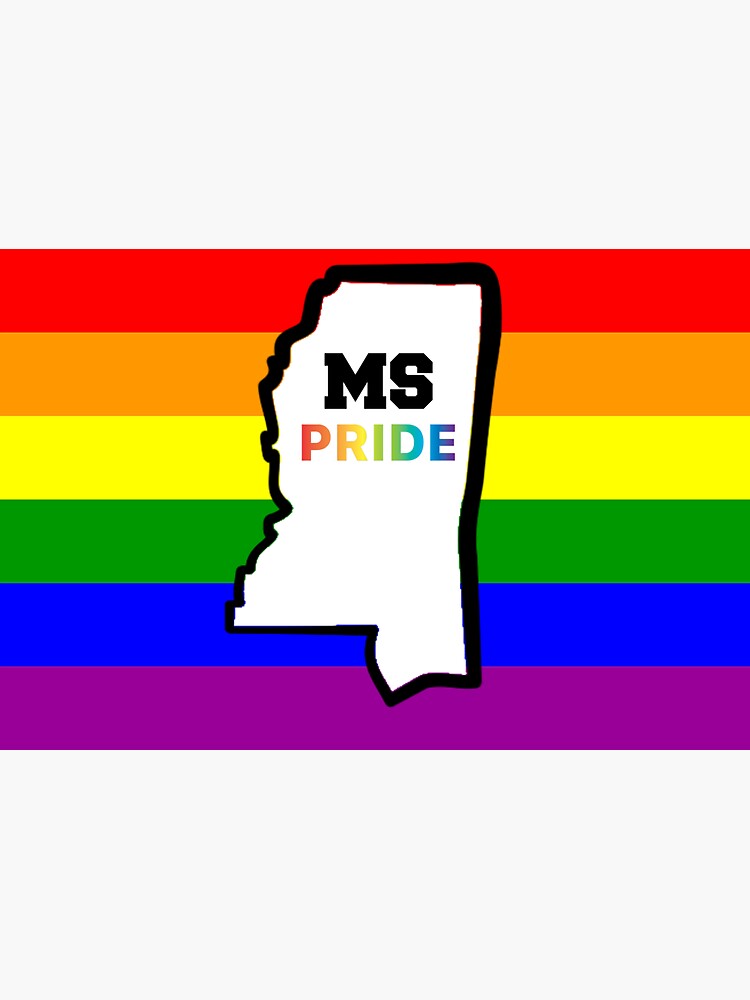 Mississippi Gay Pride Shirt Mississippi Lgbt Rainbow Flag Shirt