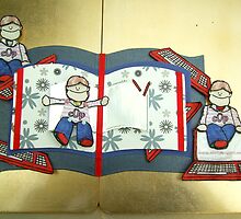 Using a red, white and blue, British feel for my craftsuprint download decoupage sheet by anaisnais