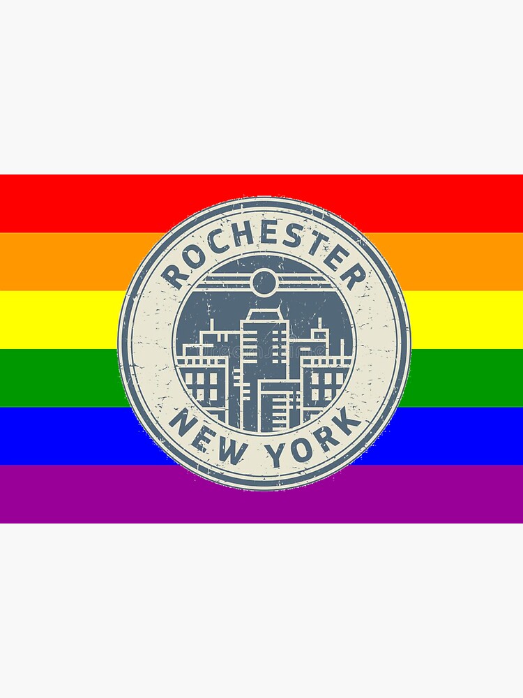 Rochester Gay Pride Shirt Rochester Lgbt Rainbow Flag Shirt