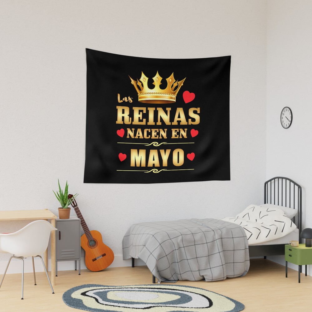 Reinas Nacen En Mayo Regalo Cumpleanos May Queen Birthday Gift Poster