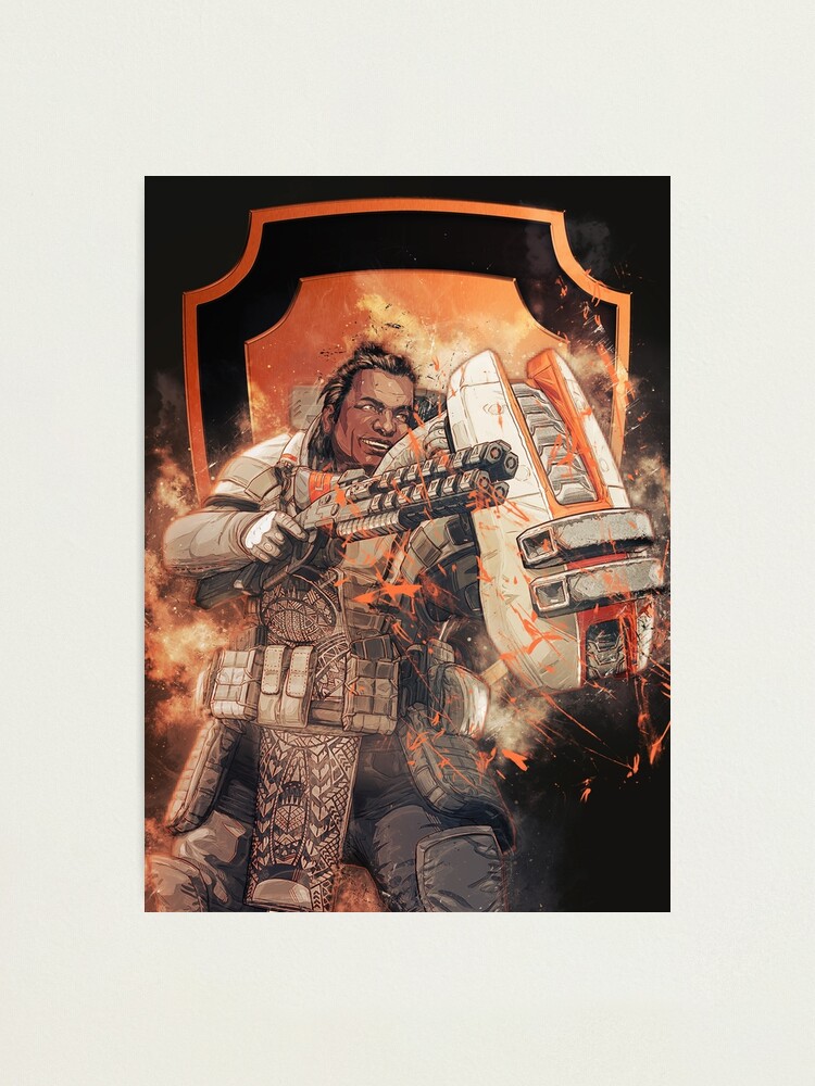 Apex Legends Gibraltar Poster Video Game Decor Photographic Print