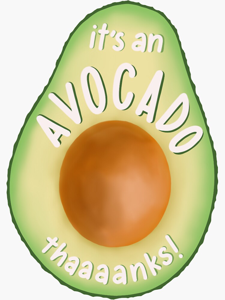 Avocado Vine Sticker For Sale By Jkrueggsdesigns Redbubble
