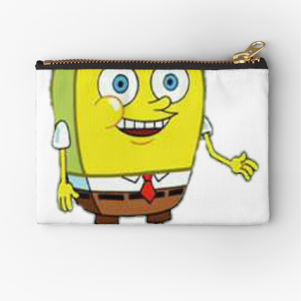 Normal Spongebob Zipper Pouch For Sale By Moreira Redbubble