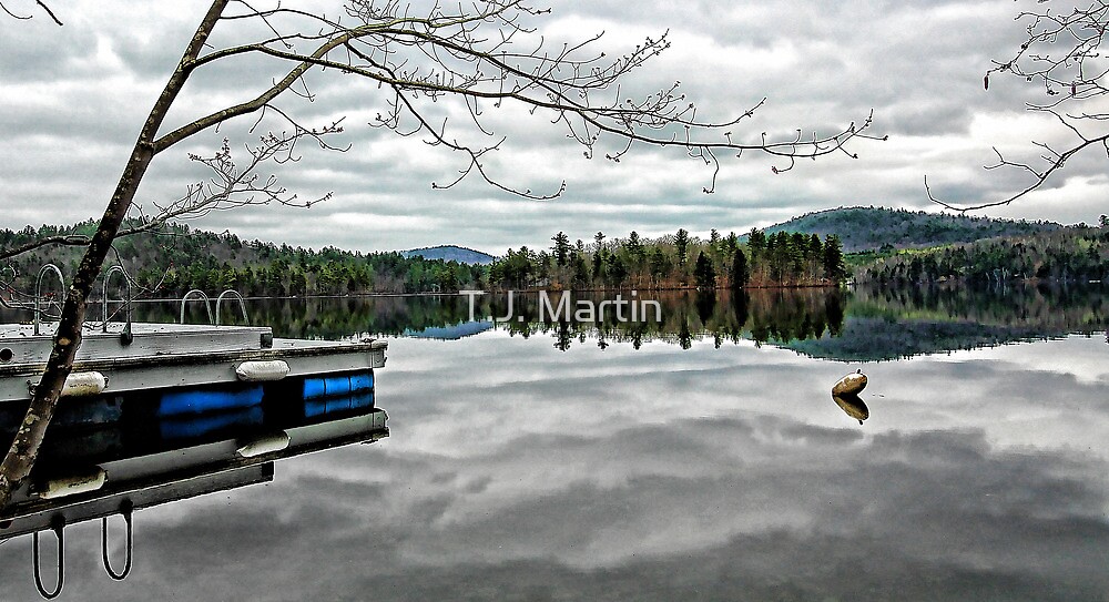 "Reflections Kezar Lake Lovell, Maine" by T.J. Martin Redbubble