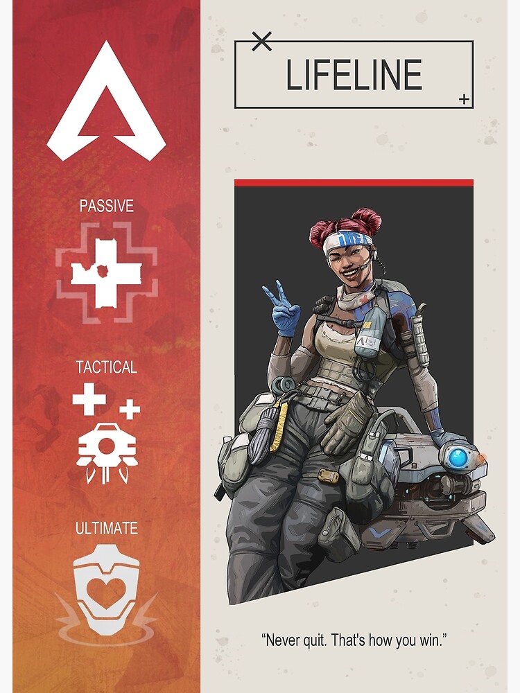 Apex Legends Lifeline Character Poster Photographic Print By Gemini