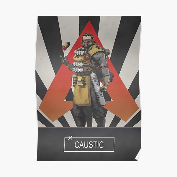 Apex Legends Caustic Radial Character Poster Poster By Gemini Phoenix