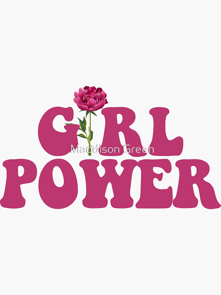 Girl Power Style Sticker By Maddisonegreen Redbubble