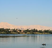 West bank of the Nile south of Luxor 3 by rhallam