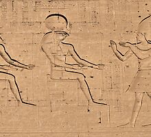 Horus god hieroglyph by rhallam