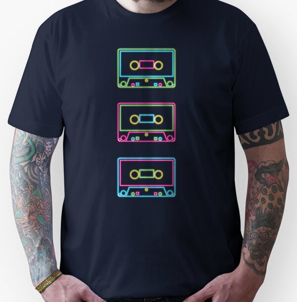 tape cassette t shirt