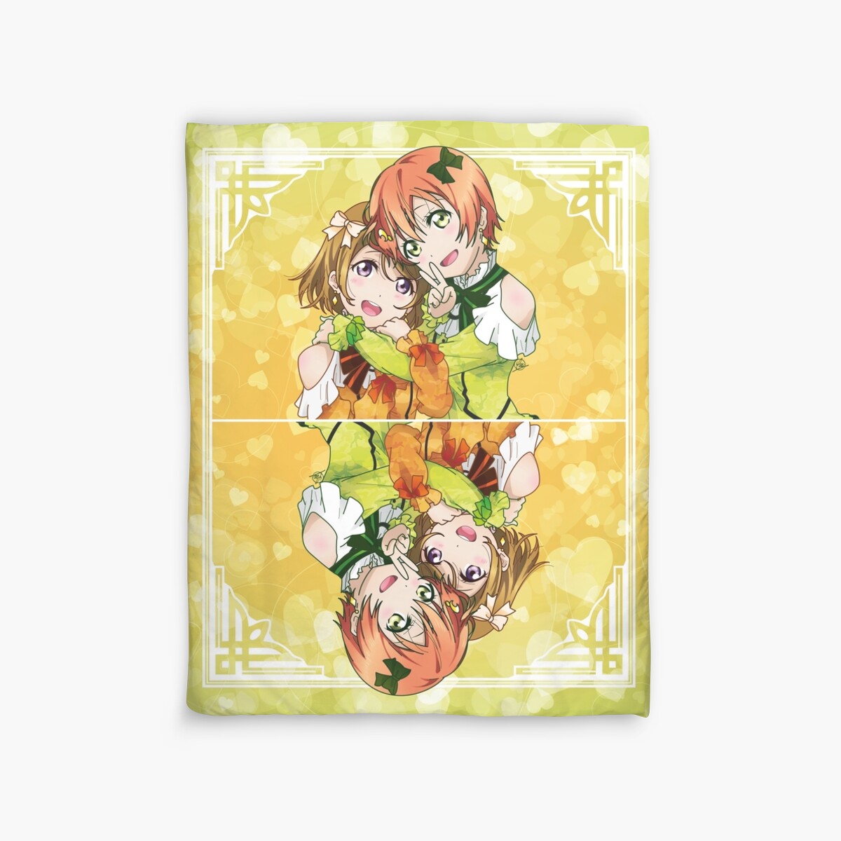 Rin And Hanayo Kira Kira Sensation Camo Edit Duvet Covers By Alphavirginis Redbubble 2861