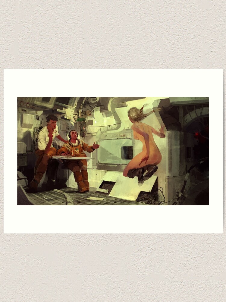 Astro Naked Art Print For Sale By DocGrasshopper Redbubble