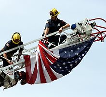 Unveiling The US Flag by DARRIN ALDRIDGE