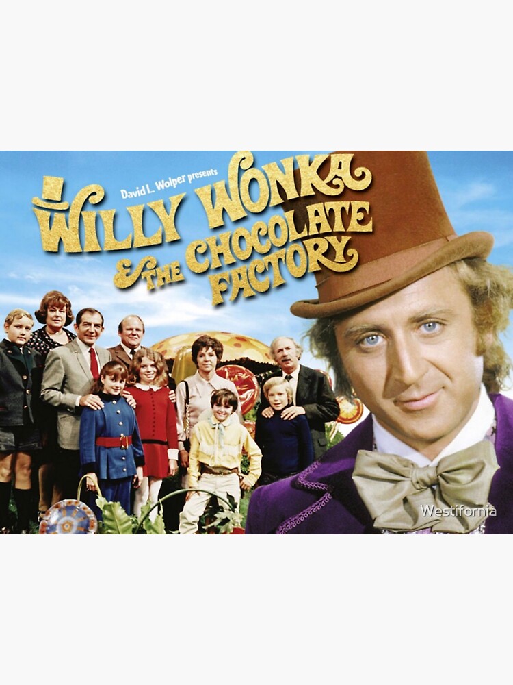 Willy Wonka Sticker For Sale By Westifornia Redbubble