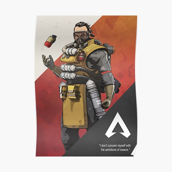 Apex Legends Caustic Cutout Character Poster Poster For Sale By