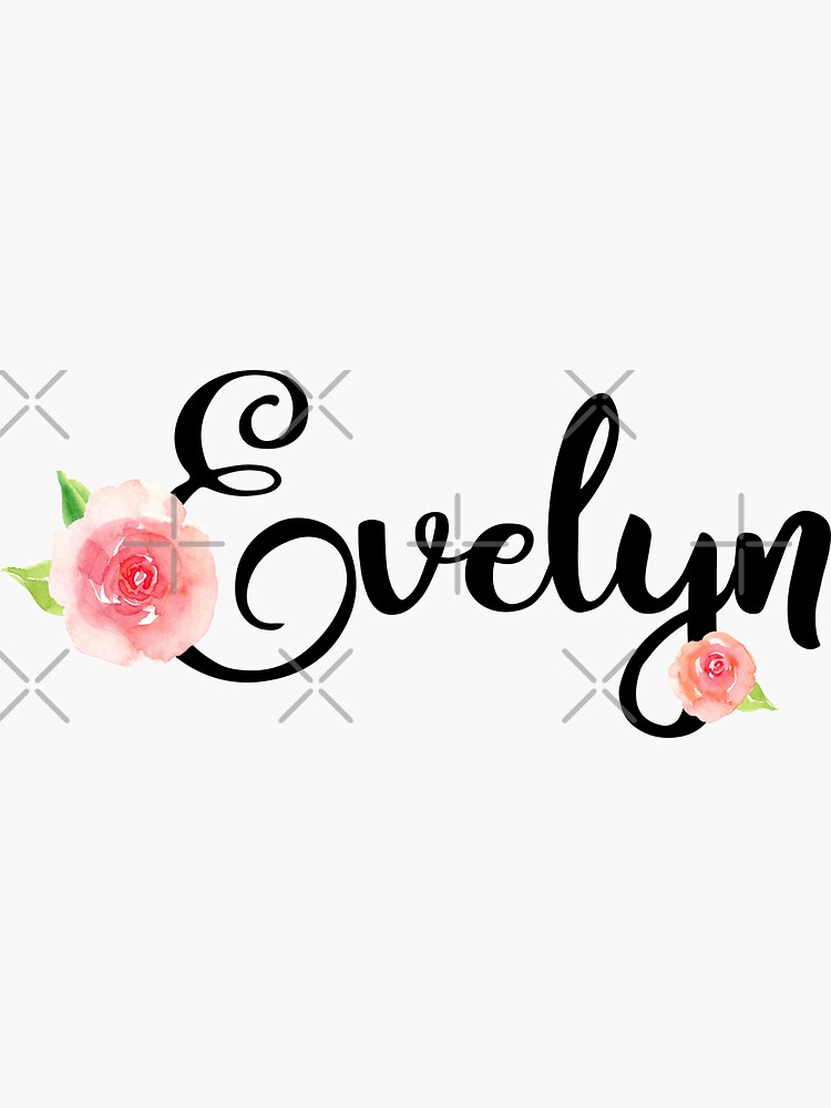 Evelyn Sticker For Sale By ApricotBlossom Redbubble