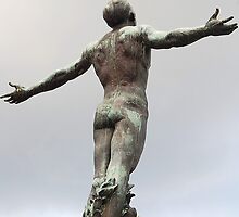 University of the Philippines Oblation (slightly tilted rear view) by walterericsy