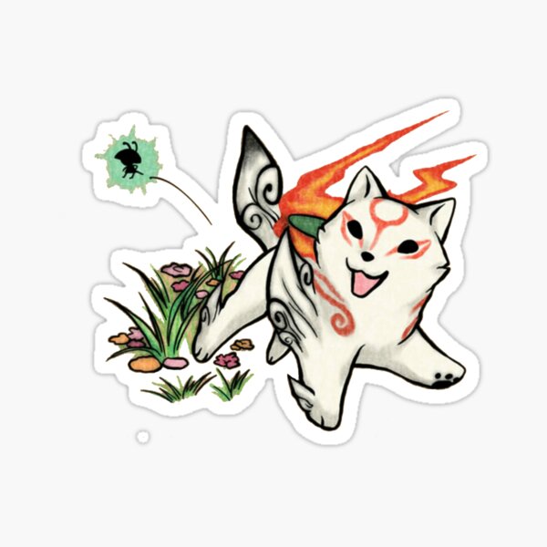 Small Okami Sticker For Sale By FireWLizard Redbubble