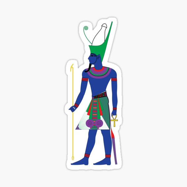 Pharaoh With Double Crown Fresh Colors Egyptian Gods Goddesses