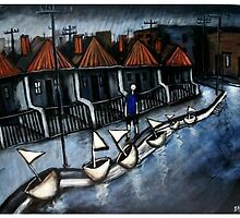 boy and his boats..(collingwood) by glennbrady