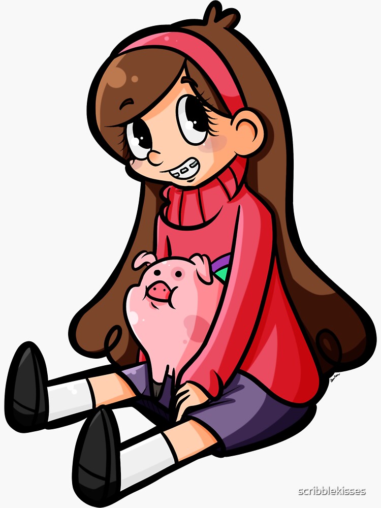 Mabel And Waddles Sticker For Sale By Scribblekisses Redbubble