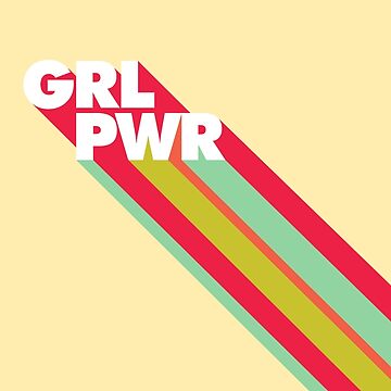 Grl Pwr Retro By Subgirl Sticker By Subgirl Redbubble