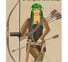 Cute little elf by mordechai