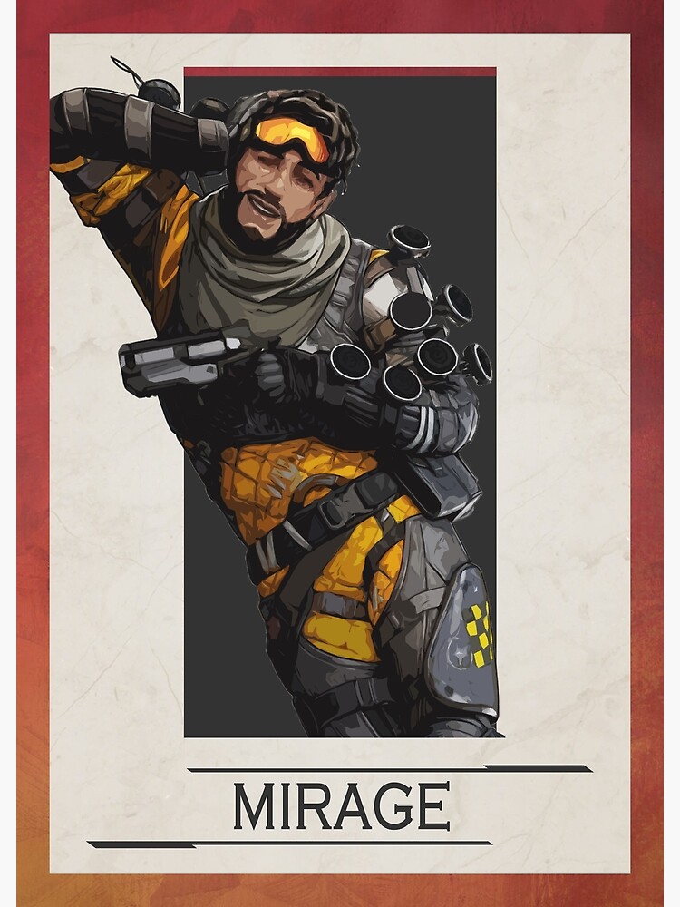 Apex Legends Mirage Border Character Poster Poster By Gemini Phoenix