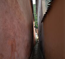 The narrowest street in Europe, Romania by Antanas