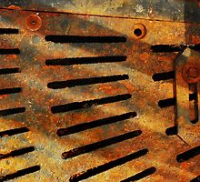 Rusted Grate by Laurie Minor