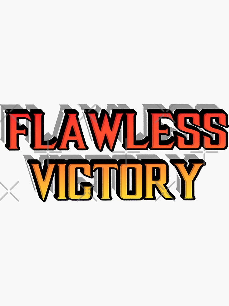 Flawless Victory Mortal Kombat Mortal Kombat 11 Sticker For Sale