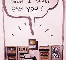 computer menace (ludite prediction) by Loui Jover