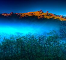 Morning Fog Near Lake Eildon by Jason Green