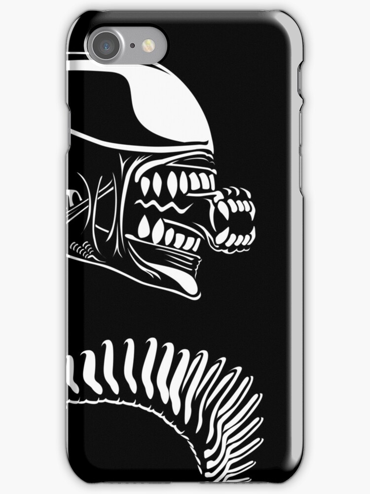 Alien Xenomorph With Tail Iphone Case Cover By Dipsmistry Redbubble